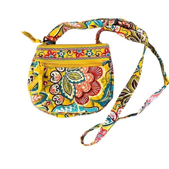 VERA BRADLEY Vibrant Floral Small Crossbody Bag - Picture 2 of 5